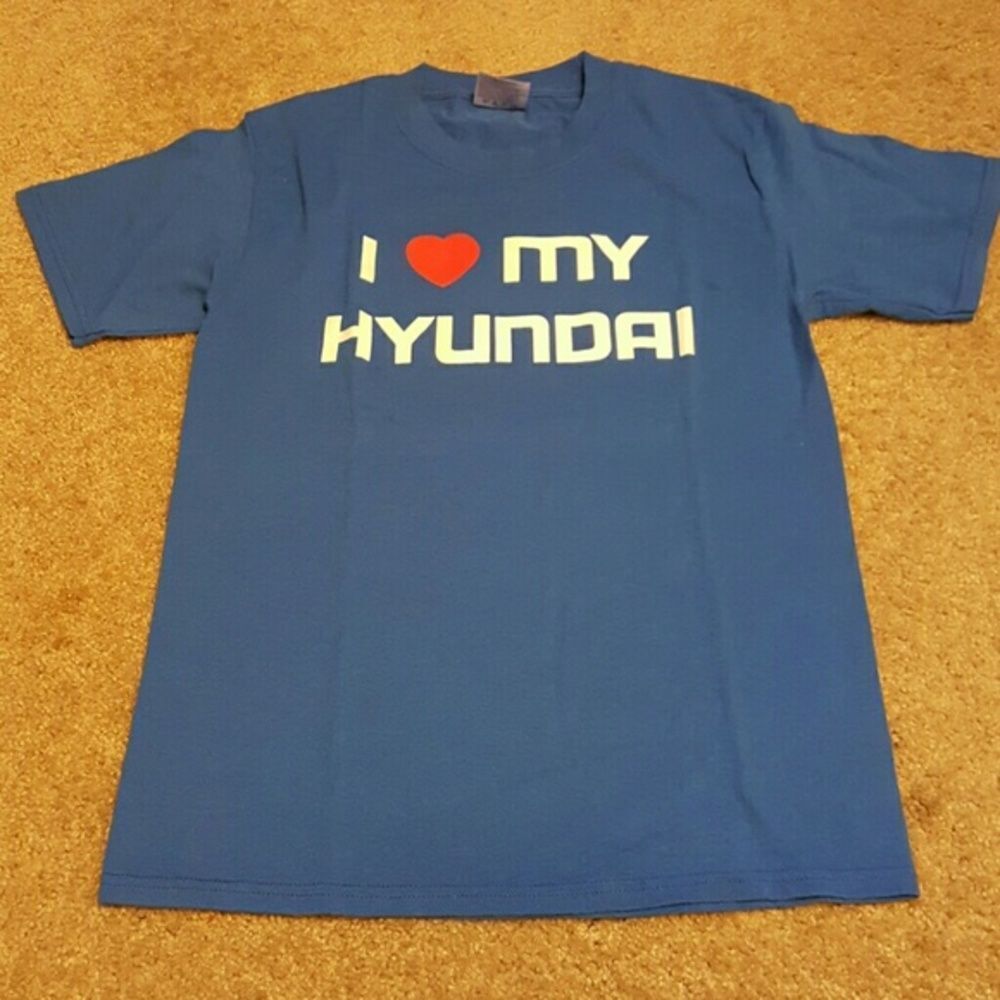 Vtg Hyundai Tee sz S